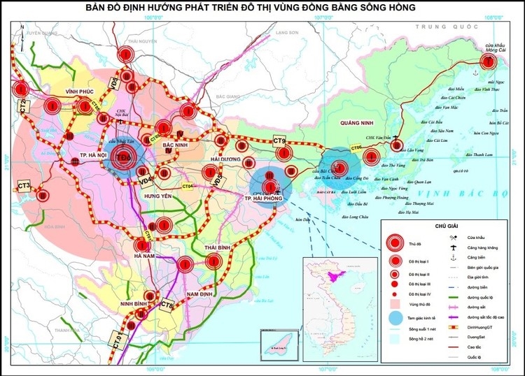 Ban hành Kế hoạch thực hiện Quy hoạch vùng đồng bằng sông Hồng thời kỳ 2021 - 2030, tầm nhìn đến năm 2050