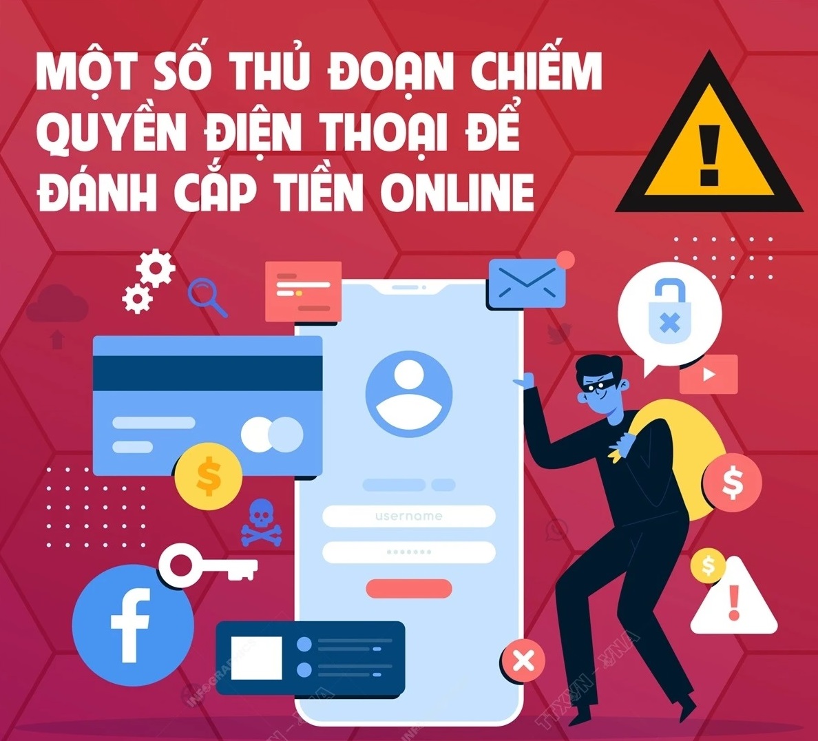 Người dân cần cảnh giác, tránh để điện thoại bị chiếm quyền sử dụng