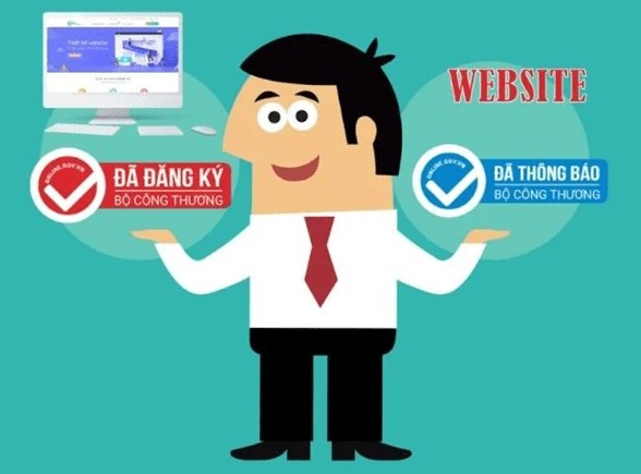 Các website bán hàng phải thông báo hoặc đăng ký với Bộ Công Thương